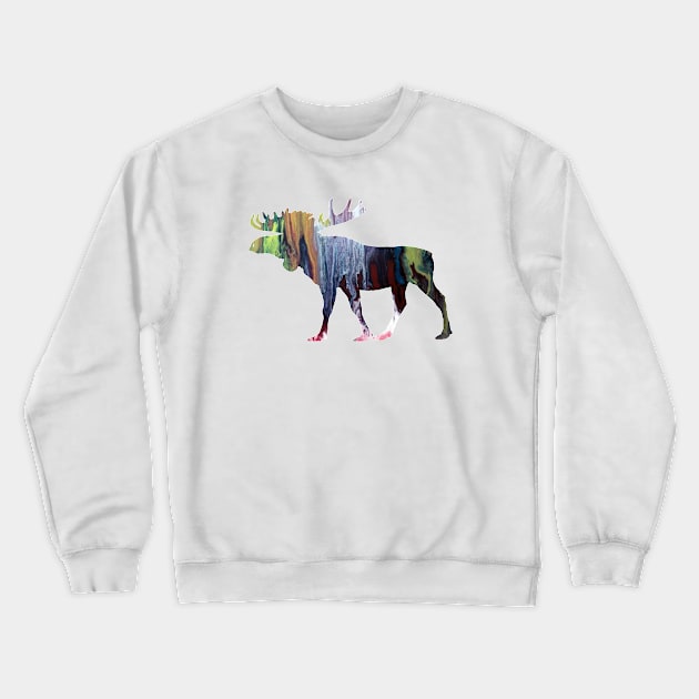 Moose Crewneck Sweatshirt by BittenByErmines